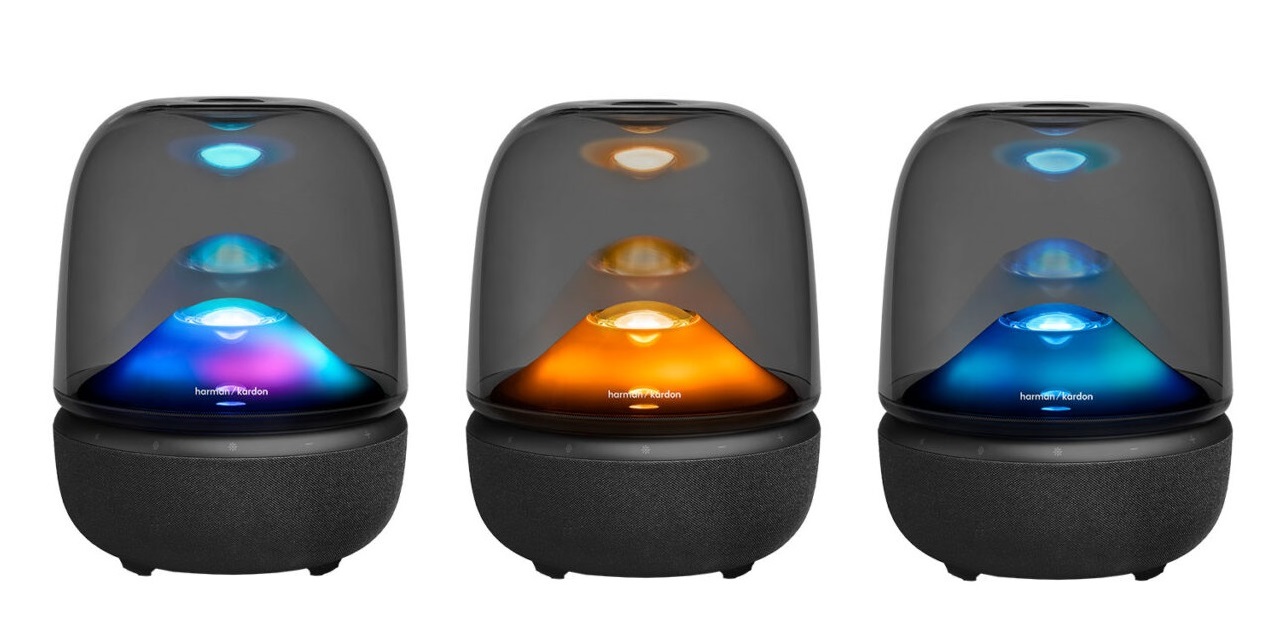 Harman Kardon Aura Studio 5 enceinte Bluetooth trois voies avec effets lumineux reglables